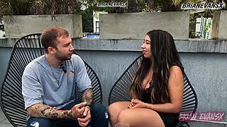 Verito Aguass Feels Deep Desire During Spicy Interview With Brian Evansx