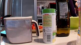 I'm a perverted flat-chested slut wife getting creampied nonstop over two days, says Mai, the 30s housewife loving shaved pussy sex.