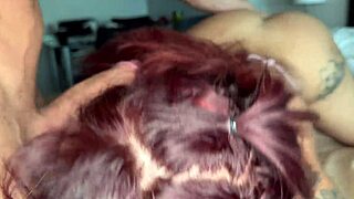 this big tits argentinian babe gets her wet pussy drilled hard by big cock in homemade rough sex with spanking and choking like a curvy muscular pornstar