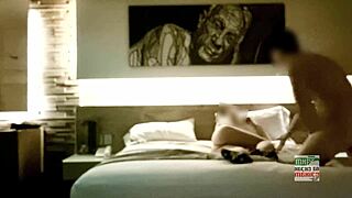 Spy Cam Catches Mexican Wife's First Time with Huge Cock in Tight Pussy