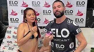 allison sweet chats in the preview before entering the spicy room, showing off her big ass and tits in a casual interview