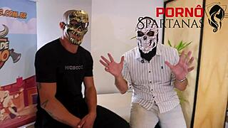 Brazilian Wife Gaby Gives Bucetada Beating To Spartano Akillies In Interracial Cuckold Casting With Dirty Talk Humiliation