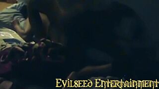 Big Black Cock Pounds European Latina In Homemade Doggy Style Anal Sex