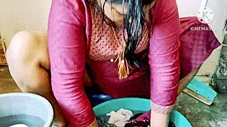 hey, this indian desi bhabhi gets rough hardcore fucking from neighbor boys in the bathroom.