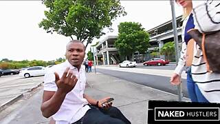 Amateur Blonde Sucks Huge Black Cock