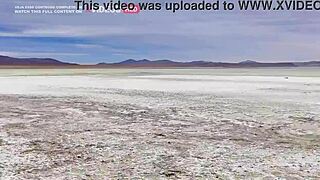 Brazilian Babe Rides Muscular Cock in Public Outdoor Cowgirl! German Couple's Bolivia Vlog Explodes with Explicit Sex!