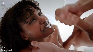 Hey, BBG interracial threesome with Lexy Luv the hottest brunette for double penetration and oral creampie. She takes big black cocks in homemade group action with cum swallow.