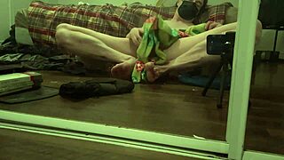 infamous1182 strokes his big monster cock outdoors in public solo masturbation session