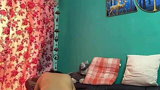 bend over, sexy desi secretary, for boss's interracial quickie with ass licking and cowgirl riding.