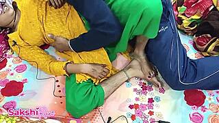 Indian desi couple enjoys full night of hot romance and hardcore sex after toilet quickie.