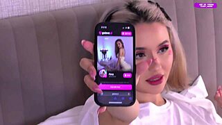 hey, check out this step-sister with milk getting fucked hard while licking her own pussy.