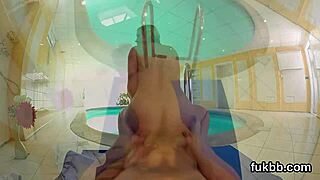 uh, this wacky teen rubs her cunt then gets licked and drilled hard in pov like totally intense