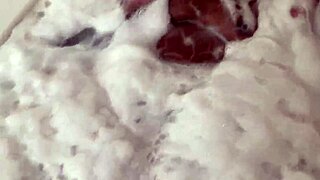 Amateur big tits ebony sucks big cock in hardcore interracial cumshot