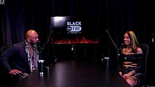 nick niquita interviewed clients for fetish domination humiliation in interracial group swinger game on sheer red