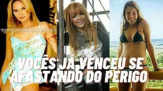 Brazilian prostitutes masturbate while mocking single men in raw action