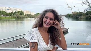 Super-Mature Mavi Burbujita Gets Double Dick Dose