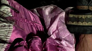 How does Veronica Da Souza let her lord fuck her shaved pussy under that gown?