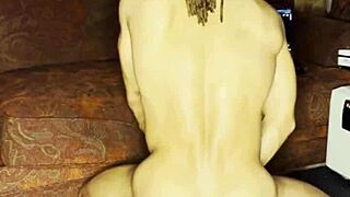 lvory white narrates her solo adventure pounding her hole with a huge dildo