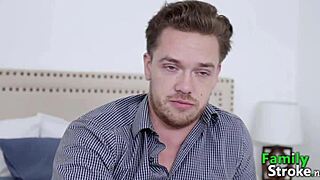 Why Suck Stepbrother's Huge Cock In Bathroom Like Naughty College Girl?