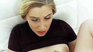 In a high-definition pov moment, the teen amateur blonde experiences a cumshot after hardcore masturbation.