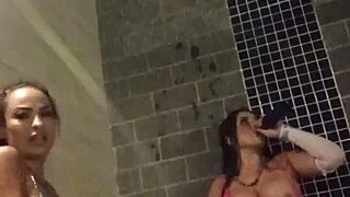 ahh, these 3 gostosas pamela pantera melissa pitanga belinha baracho enjoying hot tub massage on brazilian holiday...