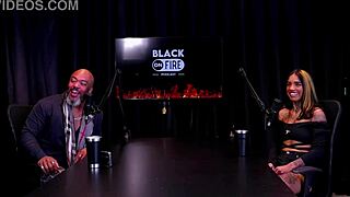 nick niquita interviewed clients for fetish domination humiliation in interracial group swinger game on sheer red