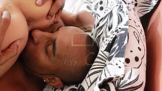 Порочная Мия Халифа в экстазе от 24см толстого черного хуя