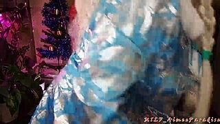 Peter Stone chronicles of sexual life-10 with Christmas party blowjob and cowgirl riding cumshot