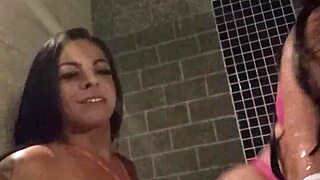 ahh, these 3 gostosas pamela pantera melissa pitanga belinha baracho enjoying hot tub massage on brazilian holiday...