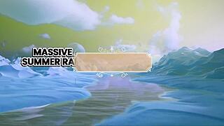 Hey, check out horny Summer Rae's intense orgasm with rough play