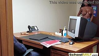 i uh, stepmom naomi foxxx, teaching some sex-ed with deepthroat and doggystyle in office...