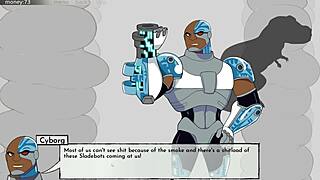 hey everyone, check out bumblebee having some fun in the bathroom in 18titans part 24 cartoon game episode