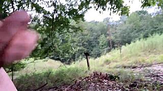 Clitlicker662 update 9 img 1209 sep 30 2024... just me gettin' sloppy with my cock outdoors.