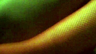 Red Stockings Contrast With Black Lover's Monster Cock In Steamy Encounter