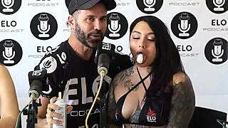 Curvy fat Latina with huge tits and tattoo contrasts in casting interview for cuarto picante.