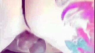 uh, i'm riding my huge bbd dildo with big ass bouncing, redhead milf getting wet pussy shaved and horny til orgasm