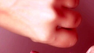 hey, check out this japanese love story with close-up cum in mouth action