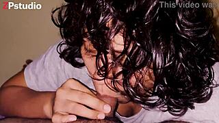 why does my stepsister frida give such a sensual blowjob until i cum lots of milk in her mouth?