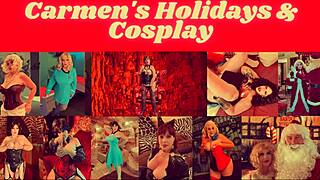 Granny nurse in costume finger fucks patient to orgasm! Wild mature escapade in hospital.