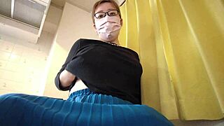 hey, this married japanese woman enjoys solo time in the kitchen - full video at the link