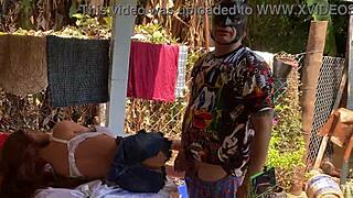 Discovering my stepdaughter banging that sex toy hard in wild anal action!