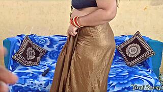 Romantic stepmom shows off her big tits and hairy pussy to convince stepson in homemade close-up