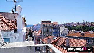 Asian hottie Angel Constance strips outdoors, showing petite skinny body and natural tits 😍