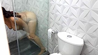 I watch my stepmom enjoy her delicious pussy in this homemade hardcore blowjob and sucking action part 1.