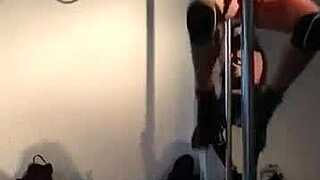 i'm this sexy doctor stripping and dancing on the pole at hospital