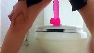 petite sexy girl films horny masturbation with dildo for boyfriend but the dirty homemade video leaks in part one