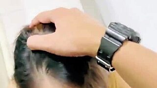 Chubby amateur wife caught masturbating alone by her husband's friend in homemade scene