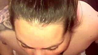 i give him a rich blowjob and he fills my conchita all up, says the blonde slut to her lover.