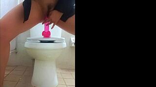 petite sexy girl films horny masturbation with dildo for boyfriend but the dirty homemade video leaks in part one