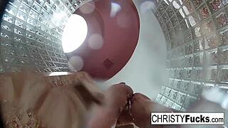 Hot Shower Behind-The-Scenes Fun With Christy And Dahlia